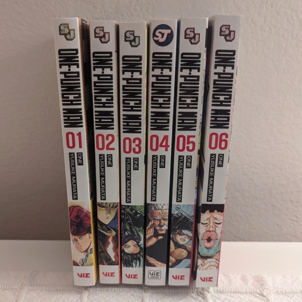 VIZ Media One-Punch Man Manga Volumes 1-6 Yusuke Murata